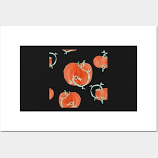 Pumpkin Pattern Posters and Art